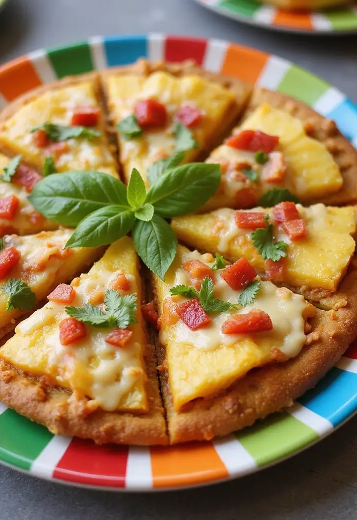 28 Healthy Pizza Party Recipes for Guilt-Free Fun - 14. Tropical Pineapple Pizza