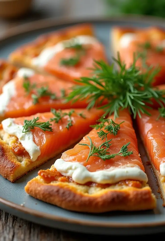 28 Healthy Pizza Party Recipes for Guilt-Free Fun - 19. Smoked Salmon and Cream Cheese Pizza