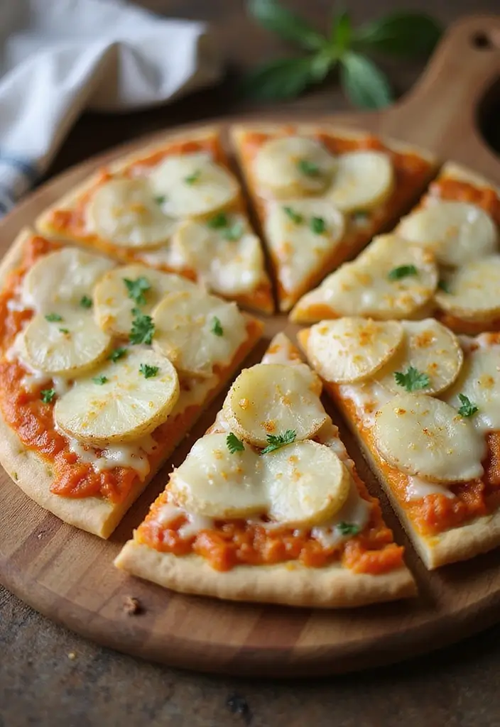 28 Healthy Pizza Party Recipes for Guilt-Free Fun - 21. German Potato Pizza