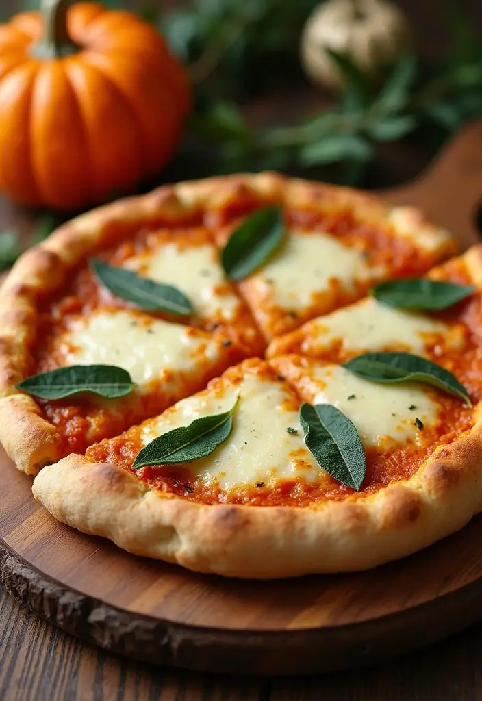 28 Healthy Pizza Party Recipes for Guilt-Free Fun - 23. Pumpkin Pizza with Sage