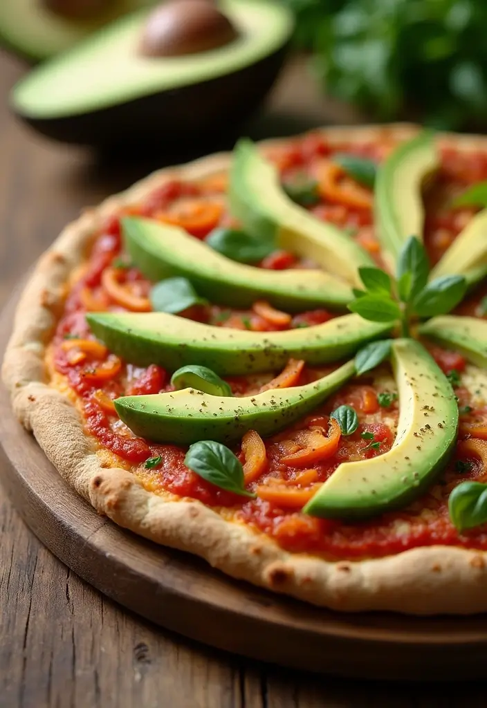 28 Healthy Pizza Party Recipes for Guilt-Free Fun - 7. Whole Wheat Pizza with Avocado