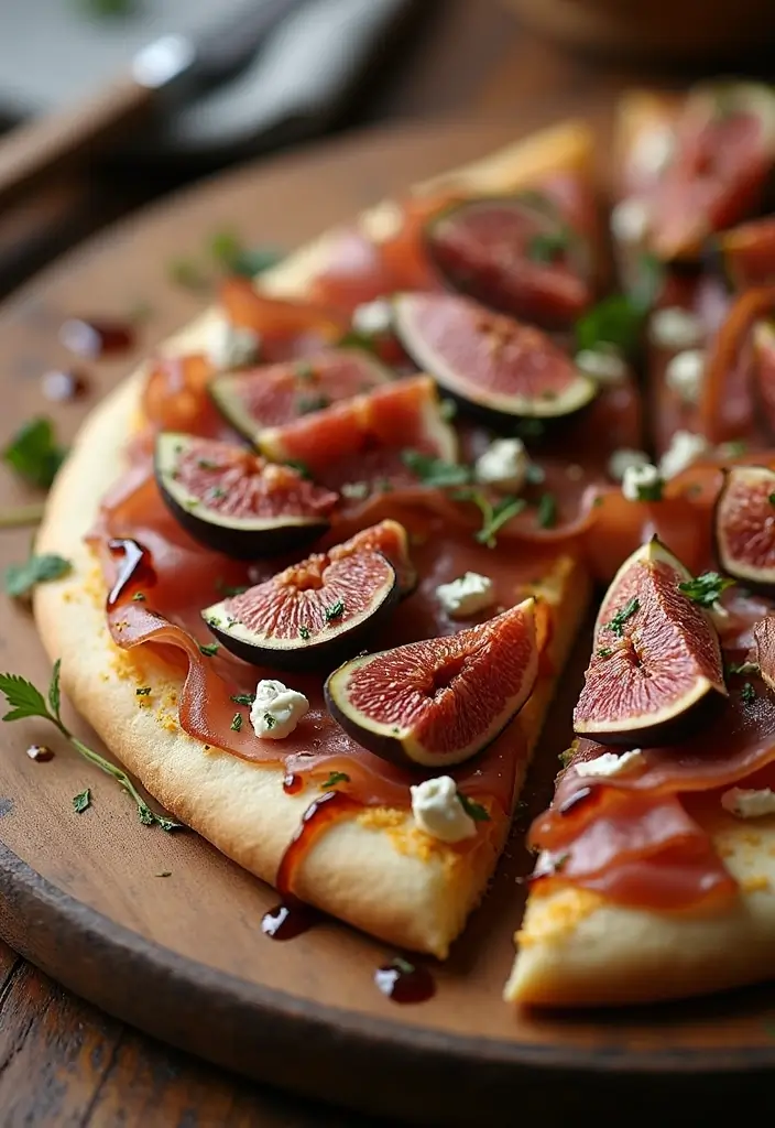 28 Mediterranean Flatbread Pizza Recipes That Feel Light and Fresh 74 28 Mediterranean Flatbread Pizza Recipes That Feel Light and Fresh - 12. Fig and Prosciutto Flatbread Pizza