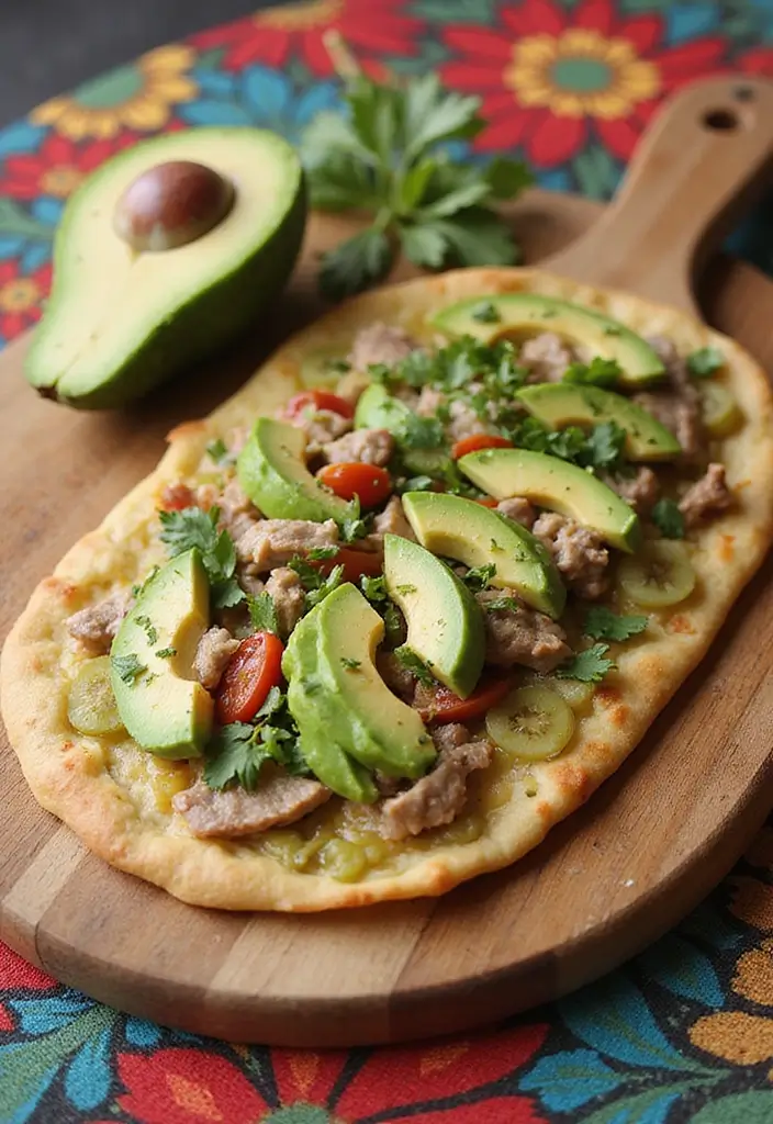 28 Mediterranean Flatbread Pizza Recipes That Feel Light and Fresh 86 28 Mediterranean Flatbread Pizza Recipes That Feel Light and Fresh - 14. Avocado and Turkey Flatbread Pizza