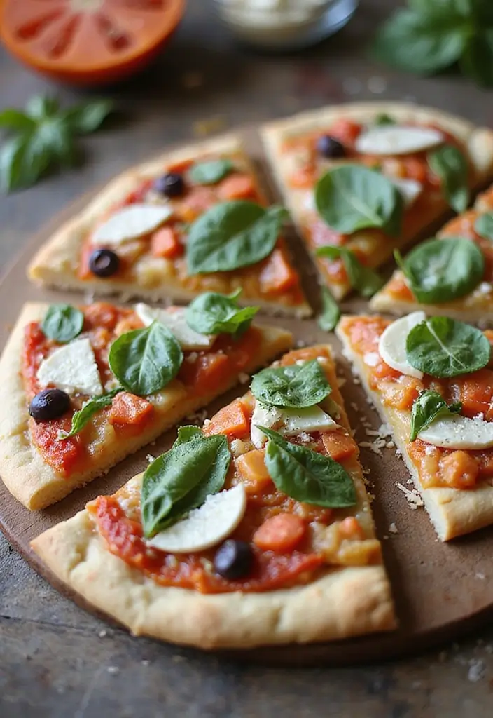 28 Mediterranean Flatbread Pizza Recipes That Feel Light and Fresh 103 28 Mediterranean Flatbread Pizza Recipes That Feel Light and Fresh - 17. Cauliflower Crust Mediterranean Flatbread Pizza