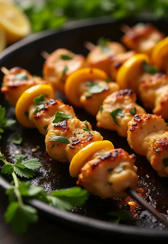 28 Ooni Recipes Not Pizza but Just as Delicious 135 28 Ooni Recipes Not Pizza but Just as Delicious - 23. Lemon Herb Grilled Chicken Kabobs
