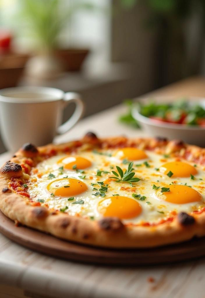 29 Recipes Using Pizza Dough for Easy and Tasty Dinners 77 29 Recipes Using Pizza Dough for Easy and Tasty Dinners - 13. Egg and Cheese Breakfast Pizza