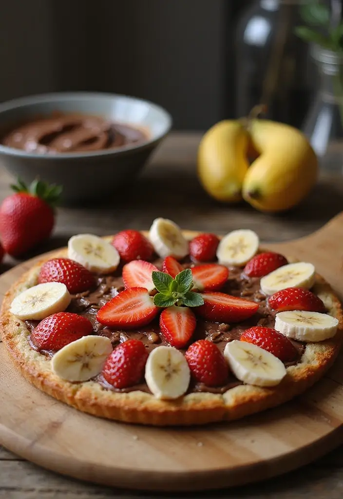 29 Recipes Using Pizza Dough for Easy and Tasty Dinners 126 29 Recipes Using Pizza Dough for Easy and Tasty Dinners - 20. Nutella Dessert Pizza