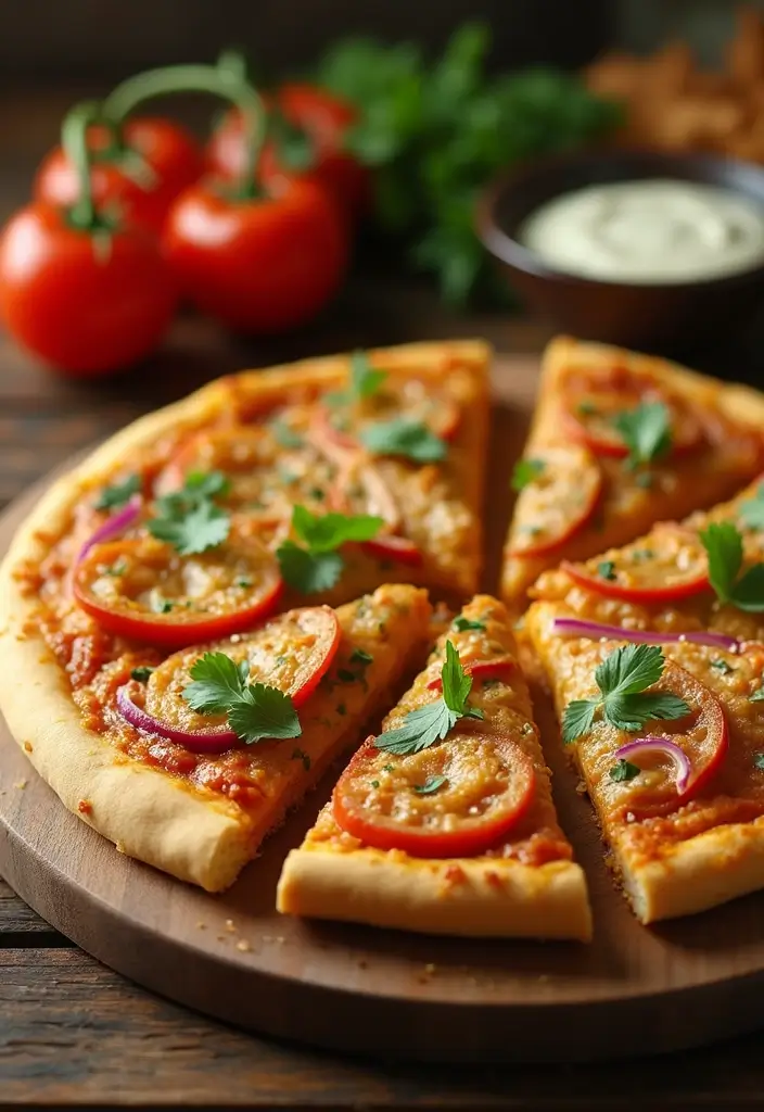 29 Recipes Using Pizza Dough for Easy and Tasty Dinners 164 29 Recipes Using Pizza Dough for Easy and Tasty Dinners - 26. Curried Chicken Pizza