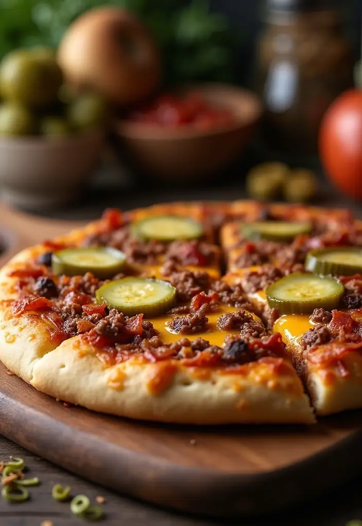 29 Recipes Using Pizza Dough for Easy and Tasty Dinners 185 29 Recipes Using Pizza Dough for Easy and Tasty Dinners - 29. Bacon Cheeseburger Pizza