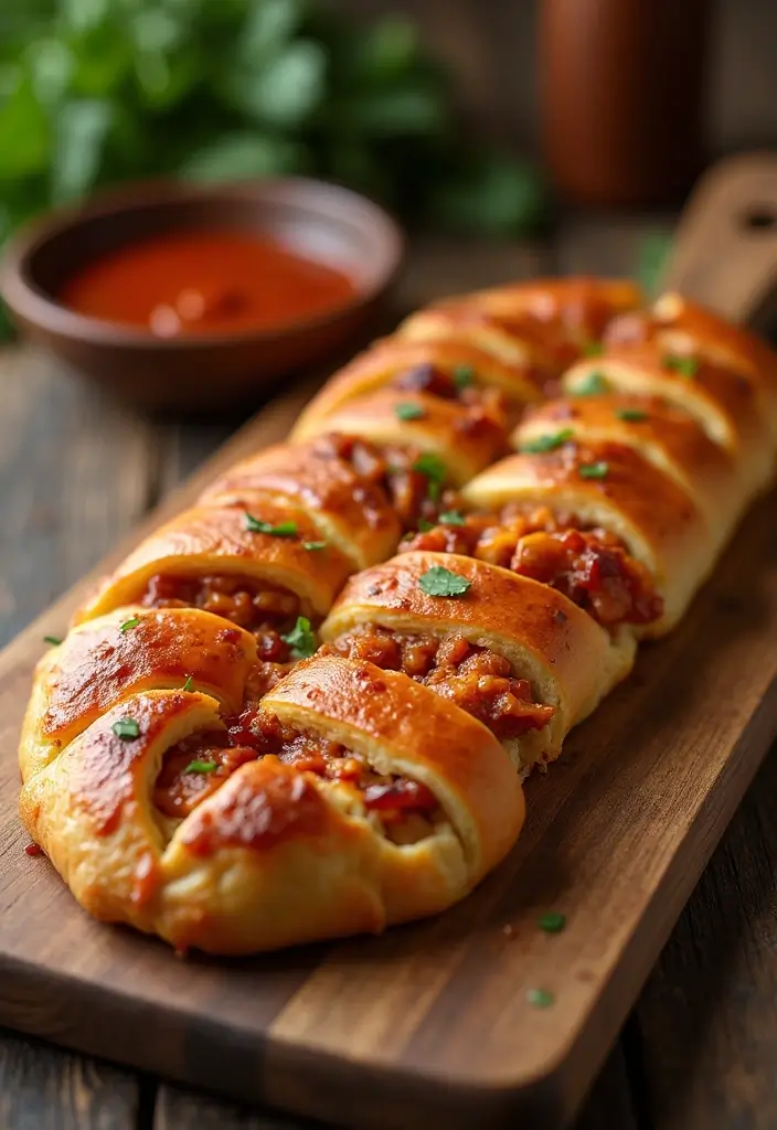 29 Recipes Using Pizza Dough for Easy and Tasty Dinners 13 29 Recipes Using Pizza Dough for Easy and Tasty Dinners - 3. BBQ Chicken Pizza Braid