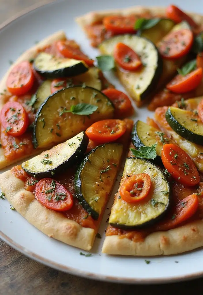 29 Vegan Flatbread Pizza Recipes That Everyone Can Enjoy 56 29 Vegan Flatbread Pizza Recipes That Everyone Can Enjoy - 10. Ratatouille Flatbread Pizza