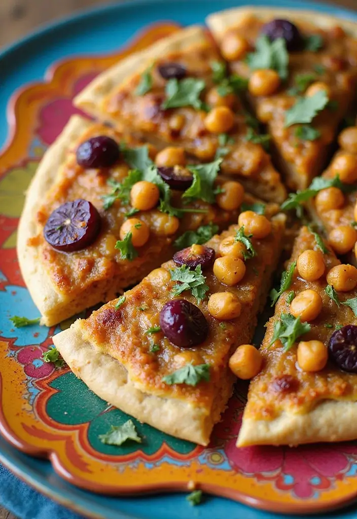 29 Vegan Flatbread Pizza Recipes That Everyone Can Enjoy 82 29 Vegan Flatbread Pizza Recipes That Everyone Can Enjoy - 14. Moroccan Spiced Flatbread Pizza