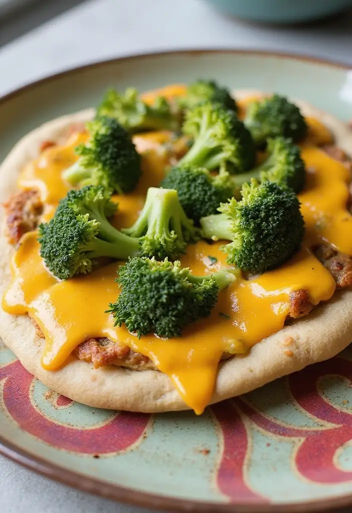29 Vegan Flatbread Pizza Recipes That Everyone Can Enjoy 117 29 Vegan Flatbread Pizza Recipes That Everyone Can Enjoy - 19. Broccoli and Vegan Cheese Flatbread Pizza