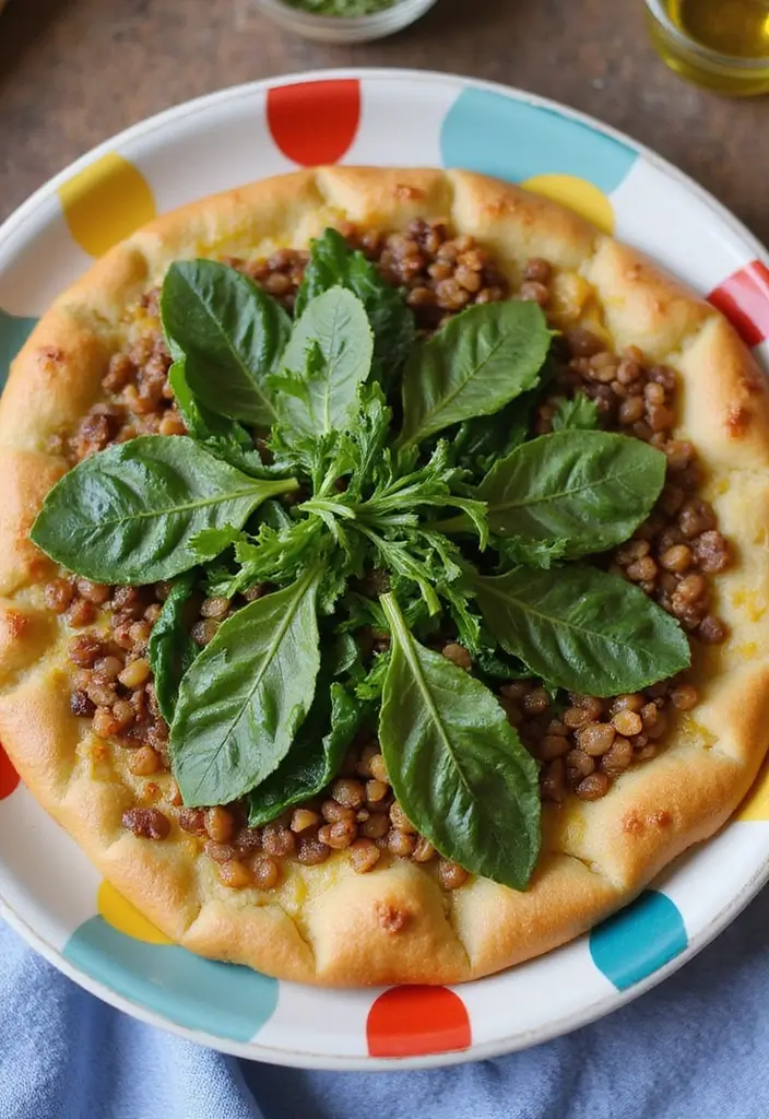 29 Vegan Flatbread Pizza Recipes That Everyone Can Enjoy 145 29 Vegan Flatbread Pizza Recipes That Everyone Can Enjoy - 23. Lentil and Spinach Flatbread Pizza