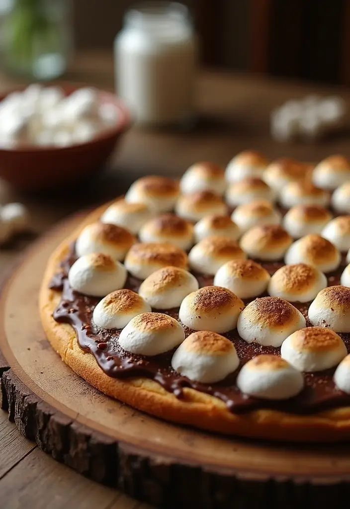 30 Big Horn Pizza Oven Recipes for Authentic Flavor at Home 142 30 Big Horn Pizza Oven Recipes for Authentic Flavor at Home - 22. S'mores Dessert Pizza