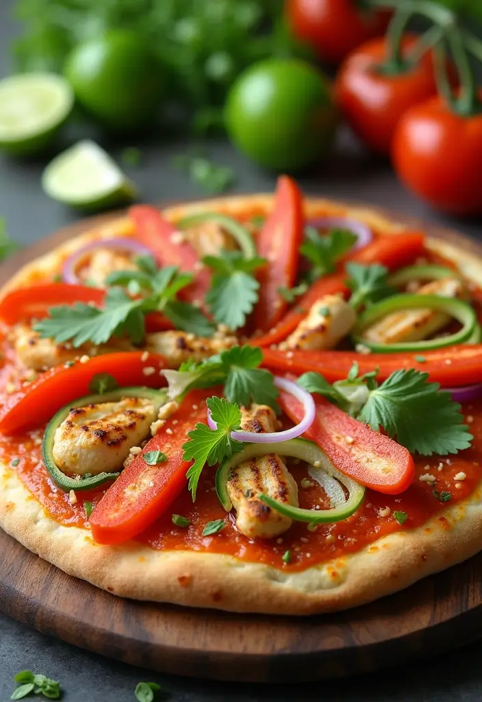 30 Big Horn Pizza Oven Recipes for Authentic Flavor at Home 163 30 Big Horn Pizza Oven Recipes for Authentic Flavor at Home - 25. Thai Chicken Pizza