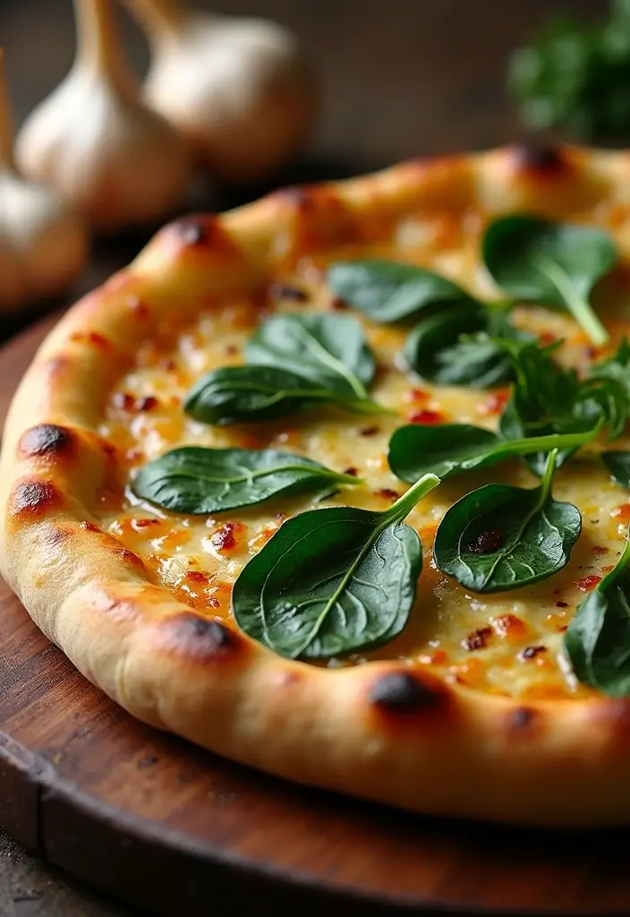 30 Big Horn Pizza Oven Recipes for Authentic Flavor at Home 170 30 Big Horn Pizza Oven Recipes for Authentic Flavor at Home - 26. Roasted Garlic and Spinach Pizza