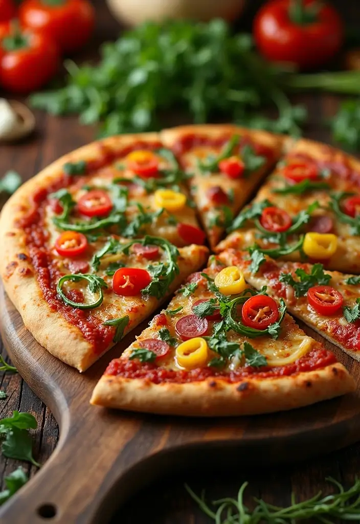30 Big Horn Pizza Oven Recipes for Authentic Flavor at Home 22 30 Big Horn Pizza Oven Recipes for Authentic Flavor at Home - 4. Veggie Delight Pizza
