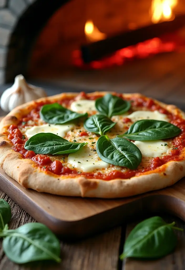 30 Big Horn Pizza Oven Recipes for Authentic Flavor at Home 34 30 Big Horn Pizza Oven Recipes for Authentic Flavor at Home - 6. White Pizza with Ricotta and Spinach