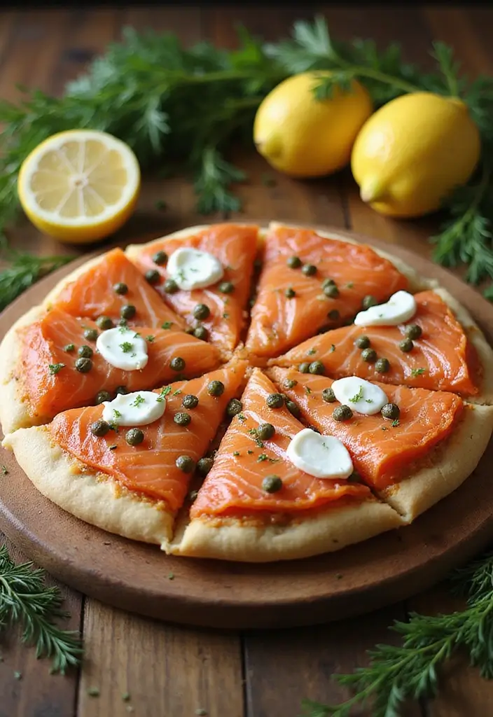 30 Big Horn Pizza Oven Recipes for Authentic Flavor at Home 46 30 Big Horn Pizza Oven Recipes for Authentic Flavor at Home - 8. Smoked Salmon Pizza