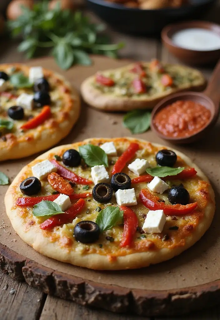 30 Big Horn Pizza Oven Recipes for Authentic Flavor at Home 53 30 Big Horn Pizza Oven Recipes for Authentic Flavor at Home - 9. Mediterranean Flatbread Pizza