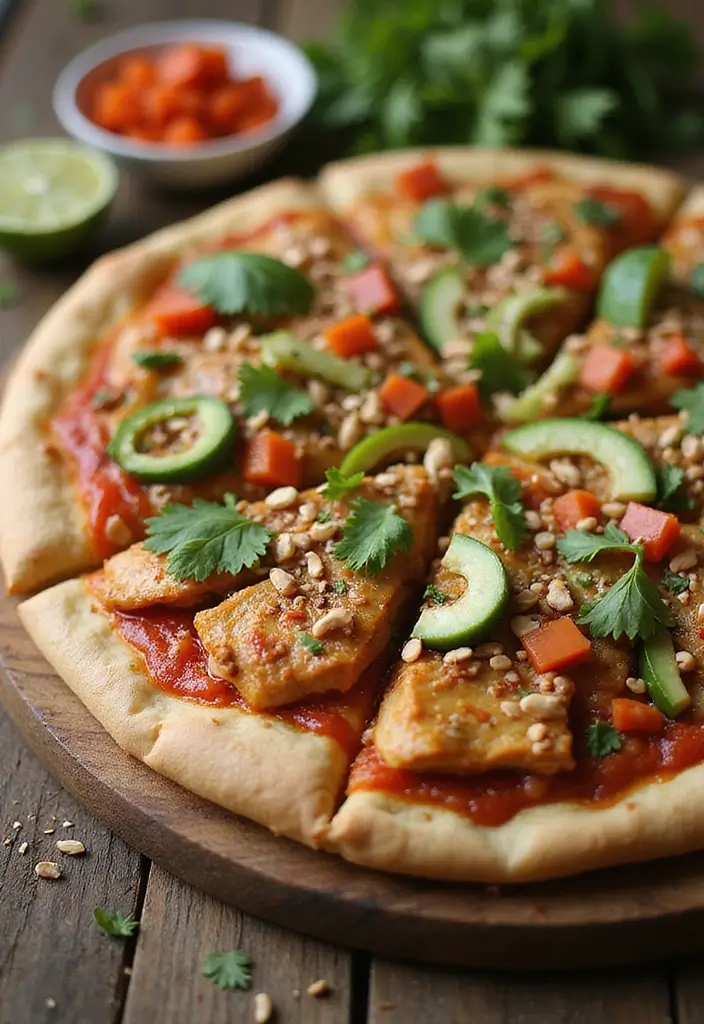 30 California Pizza Kitchen Recipes to Recreate at Home 13 30 California Pizza Kitchen Recipes to Recreate at Home - 3. Thai Chicken Pizza