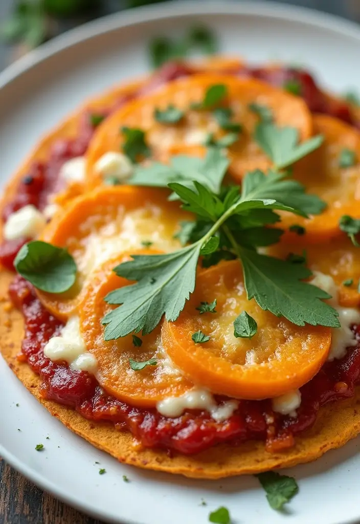 30 Corn Tortilla Pizza Recipes for a Crispy Twist 105 30 Corn Tortilla Pizza Recipes for a Crispy Twist - 17. Sweet Potato Corn Tortilla Pizza