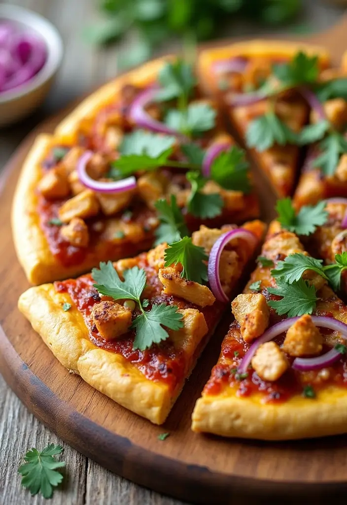 30 Corn Tortilla Pizza Recipes for a Crispy Twist 6 30 Corn Tortilla Pizza Recipes for a Crispy Twist - 2. BBQ Chicken Corn Tortilla Pizza