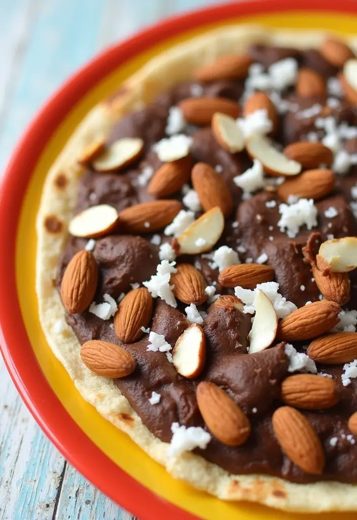 30 Corn Tortilla Pizza Recipes for a Crispy Twist 154 30 Corn Tortilla Pizza Recipes for a Crispy Twist - 24. Almond Joy Corn Tortilla Pizza