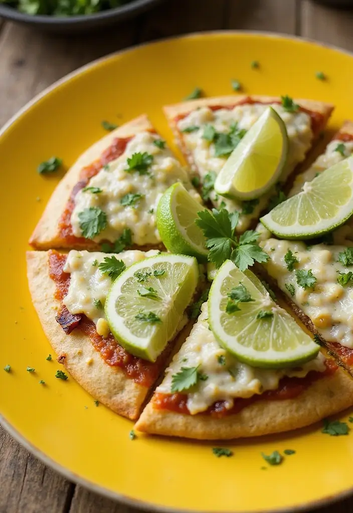 30 Corn Tortilla Pizza Recipes for a Crispy Twist 182 30 Corn Tortilla Pizza Recipes for a Crispy Twist - 28. Cilantro Lime Corn Tortilla Pizza