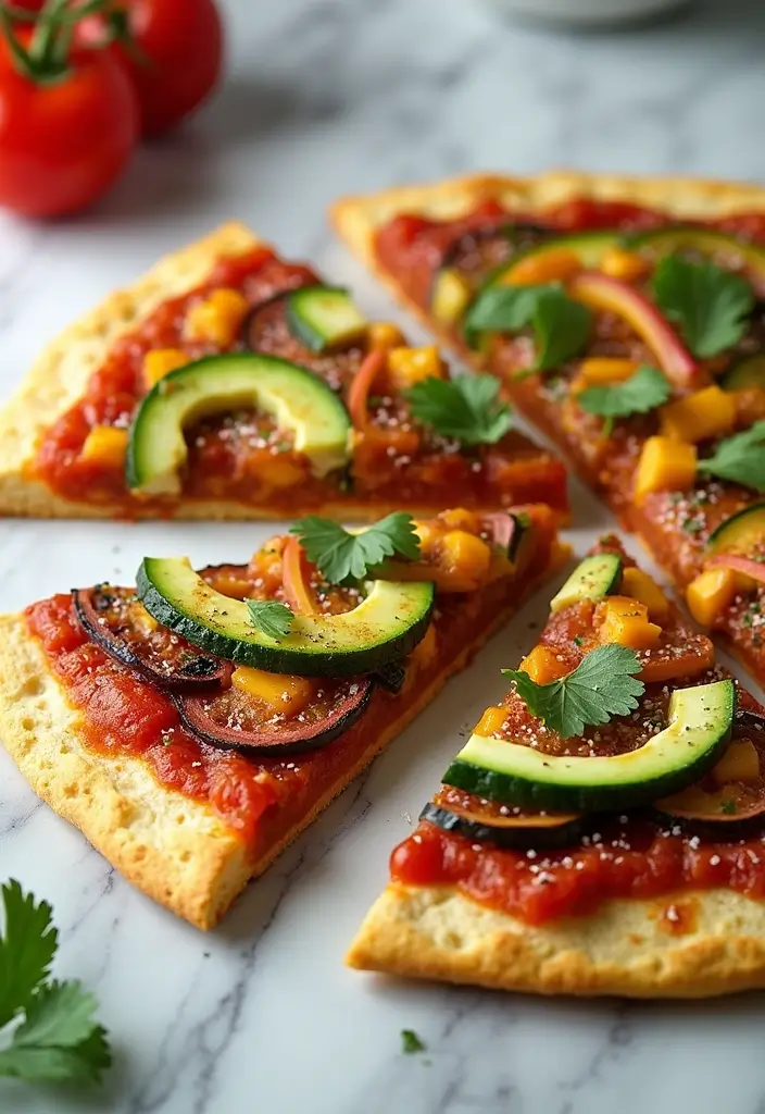 30 Corn Tortilla Pizza Recipes for a Crispy Twist 13 30 Corn Tortilla Pizza Recipes for a Crispy Twist - 3. Veggie Supreme Corn Tortilla Pizza