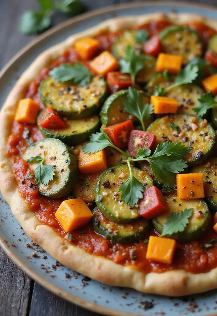 30 Creative Pizza Recipe Ideas You Haven’t Tried Yet 29 30 Creative Pizza Recipe Ideas You Haven’t Tried Yet - 5. Moroccan Spiced Vegetable Pizza