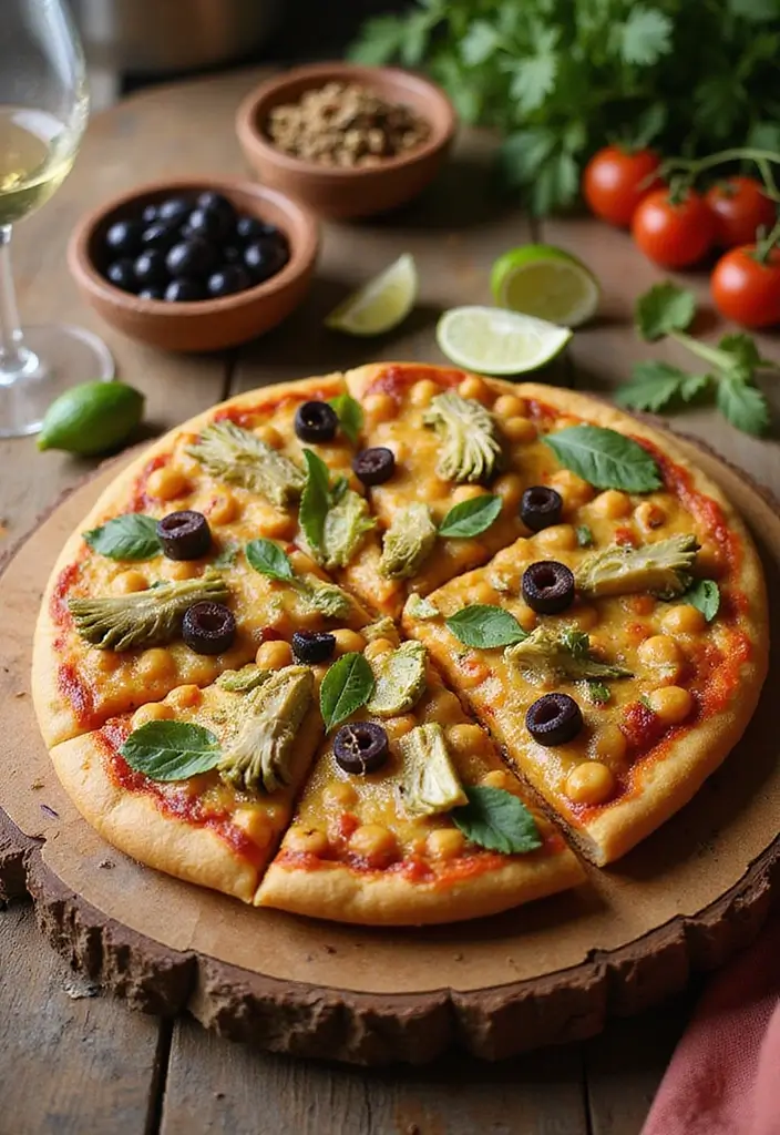 30 Creative Pizza Recipe Ideas You Haven’t Tried Yet 50 30 Creative Pizza Recipe Ideas You Haven’t Tried Yet - 8. Mediterranean Chickpea Pizza