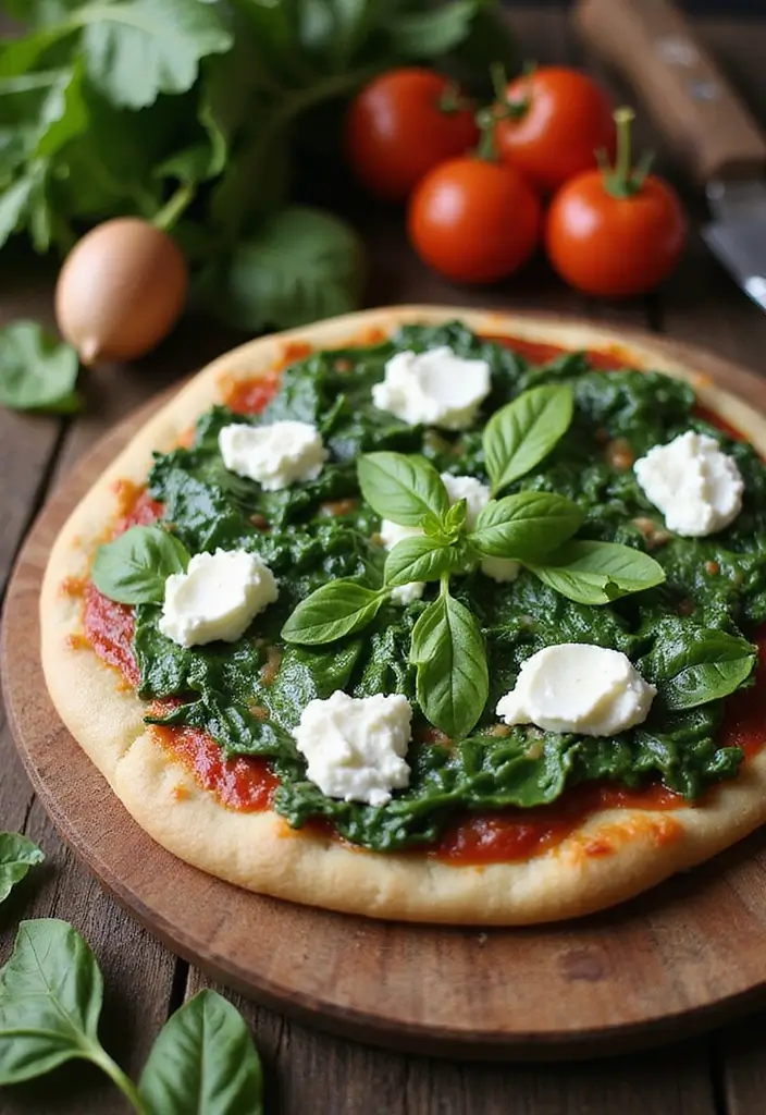 30 Gluten Free Pizza Recipes That Actually Taste Amazing 110 30 Gluten Free Pizza Recipes That Actually Taste Amazing - 18. Spinach and Ricotta Gluten Free Pizza