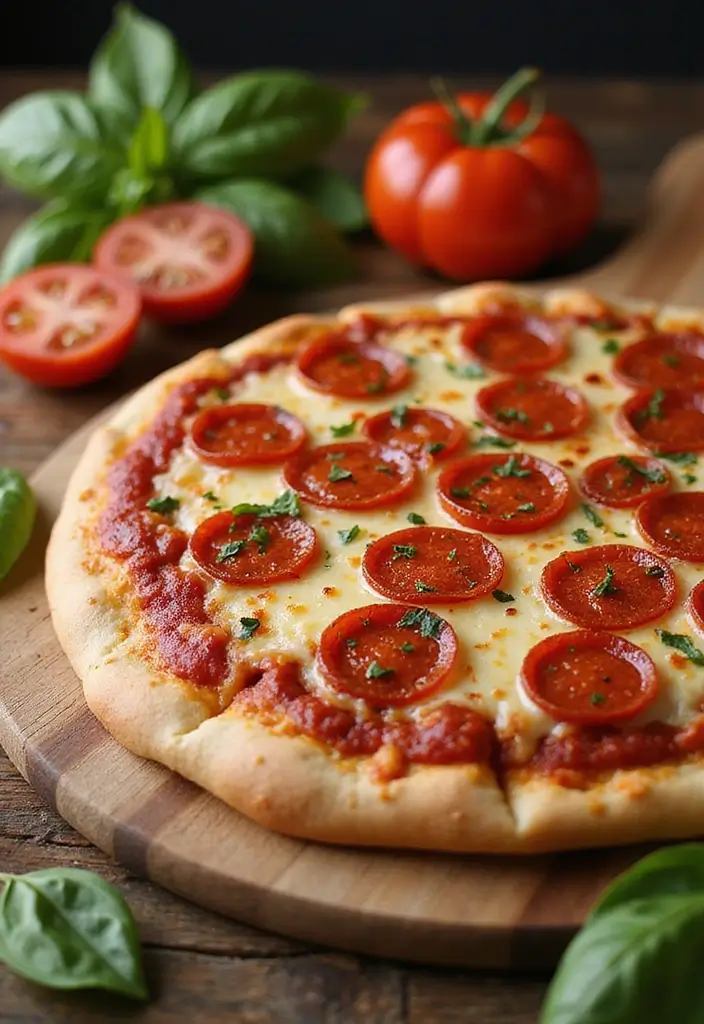 30 Gluten Free Pizza Recipes That Actually Taste Amazing 8 30 Gluten Free Pizza Recipes That Actually Taste Amazing - 2. Pepperoni and Cheese Stacked Pizza