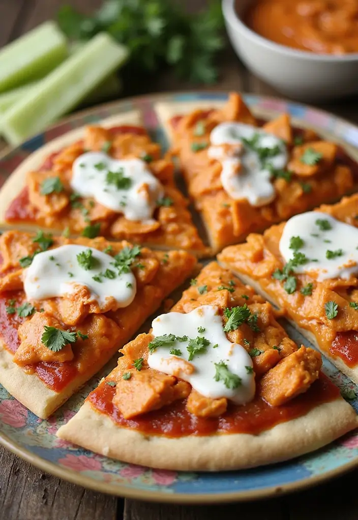 30 Gluten Free Pizza Recipes That Actually Taste Amazing 124 30 Gluten Free Pizza Recipes That Actually Taste Amazing - 20. Buffalo Chicken Gluten Free Pizza
