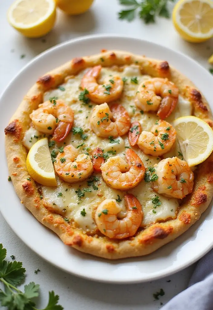 30 Gluten Free Pizza Recipes That Actually Taste Amazing 159 30 Gluten Free Pizza Recipes That Actually Taste Amazing - 25. Shrimp Scampi Gluten Free Pizza