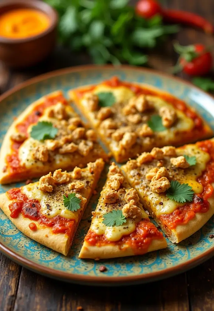 30 Gluten Free Pizza Recipes That Actually Taste Amazing 166 30 Gluten Free Pizza Recipes That Actually Taste Amazing - 26. Curried Chicken Gluten Free Pizza