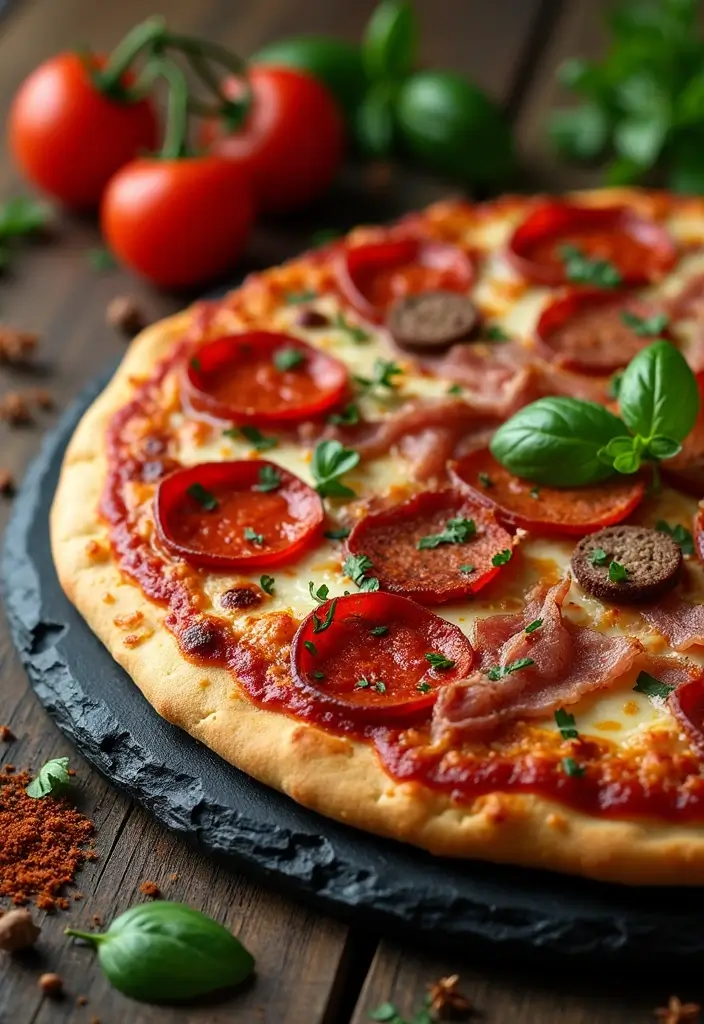 30 Gluten Free Pizza Recipes That Actually Taste Amazing 41 30 Gluten Free Pizza Recipes That Actually Taste Amazing - 7. Meat Lovers Gluten Free Pizza