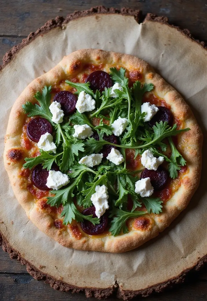 30 Half Baked Harvest Pizza Recipes Full of Flavor and Creativity - 1. Roasted Beet and Goat Cheese Pizza