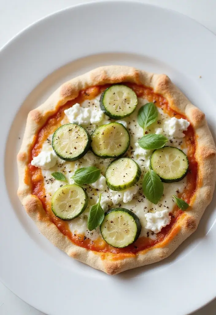 30 Half Baked Harvest Pizza Recipes Full of Flavor and Creativity - 16. Zucchini and Ricotta Pizza