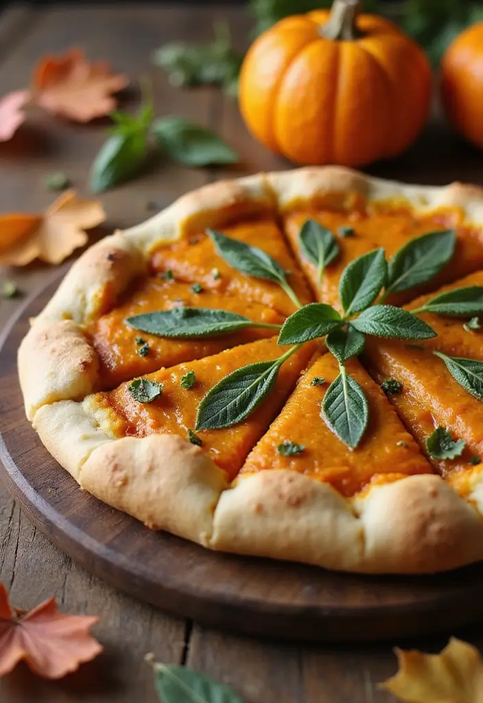 30 Half Baked Harvest Pizza Recipes Full of Flavor and Creativity - 17. Pumpkin and Sage Pizza