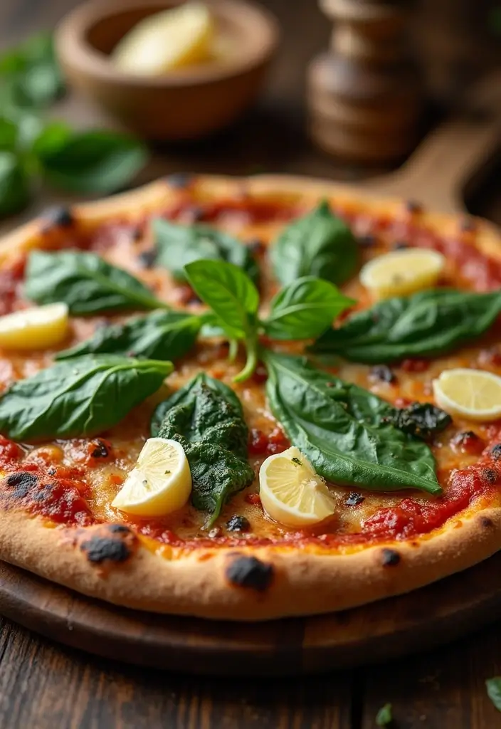 30 Half Baked Harvest Pizza Recipes Full of Flavor and Creativity - 19. Artichoke and Spinach Alfredo Pizza