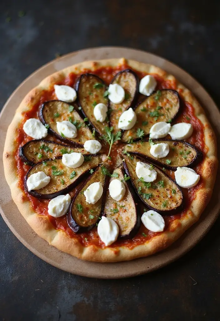 30 Half Baked Harvest Pizza Recipes Full of Flavor and Creativity - 22. Eggplant Parmesan Pizza