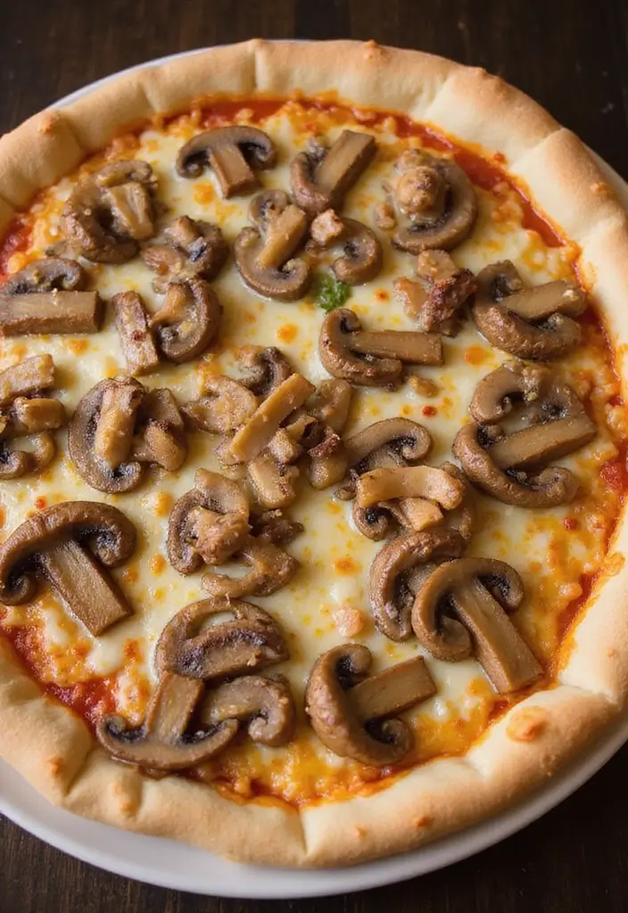 30 Healthy Pizza Recipes That Are Light Yet Delicious 112 30 Healthy Pizza Recipes That Are Light Yet Delicious - 18. Savory Mushroom Pizza