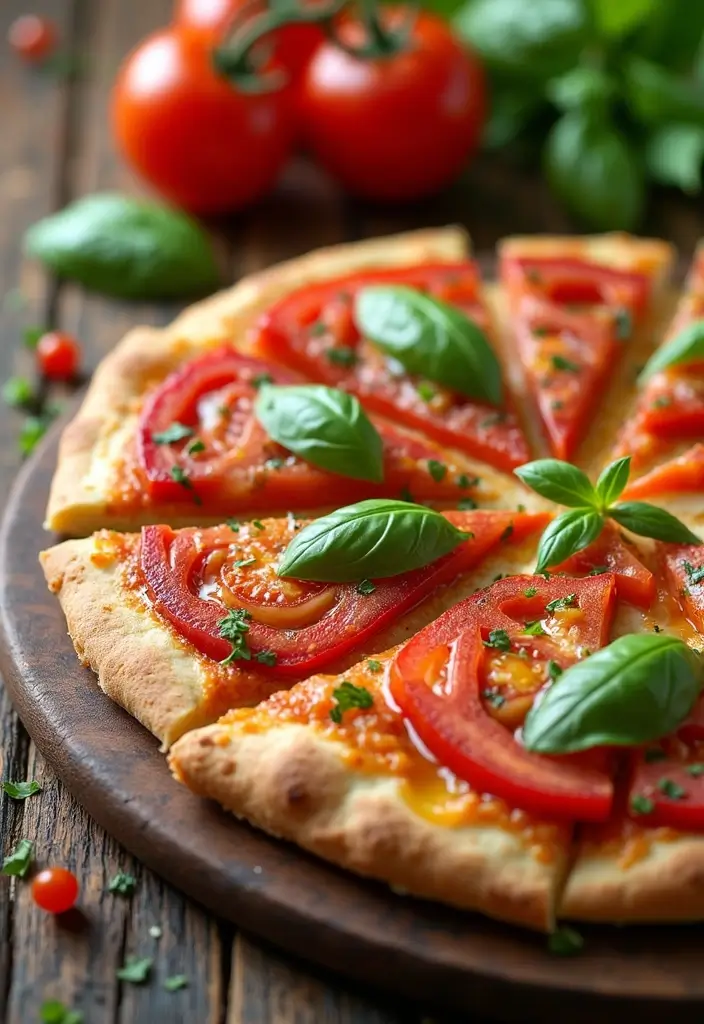 30 Healthy Pizza Recipes That Are Light Yet Delicious 124 30 Healthy Pizza Recipes That Are Light Yet Delicious - 20. Tomato Basil Flatbread Pizza