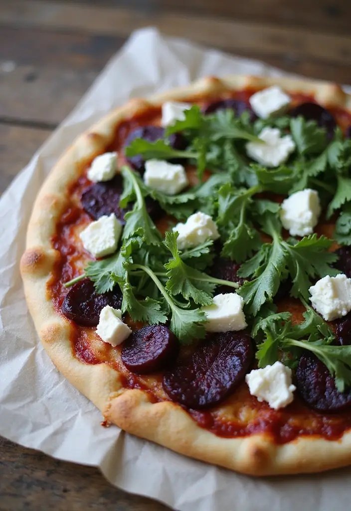 30 Healthy Pizza Recipes That Are Light Yet Delicious 145 30 Healthy Pizza Recipes That Are Light Yet Delicious - 23. Roasted Beet and Goat Cheese Pizza