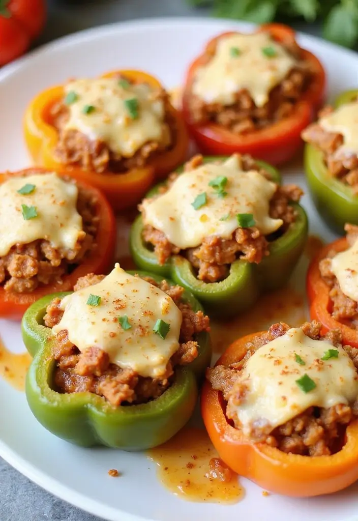 30 Healthy Pizza Recipes That Are Light Yet Delicious 164 30 Healthy Pizza Recipes That Are Light Yet Delicious - 26. Stuffed Bell Pepper Pizza