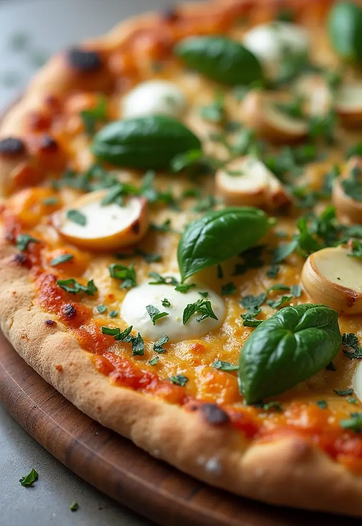 30 Healthy Pizza Recipes That Are Light Yet Delicious 185 30 Healthy Pizza Recipes That Are Light Yet Delicious - 29. Roasted Garlic and Herb Pizza