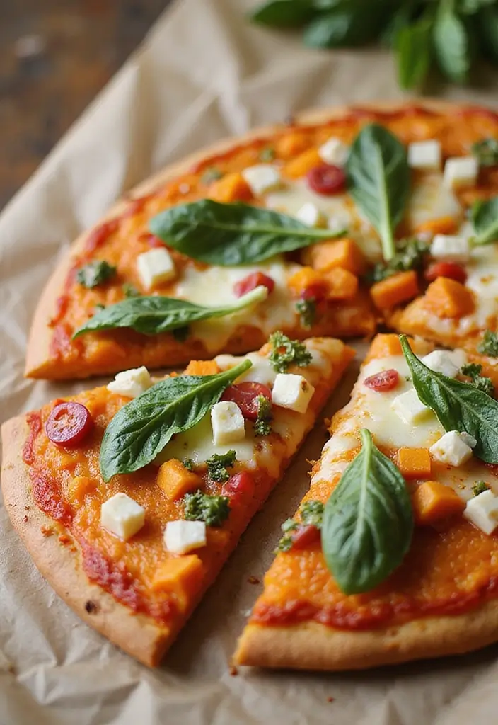 30 Healthy Pizza Recipes That Are Light Yet Delicious 29 30 Healthy Pizza Recipes That Are Light Yet Delicious - 5. Sweet Potato Pizza Crust